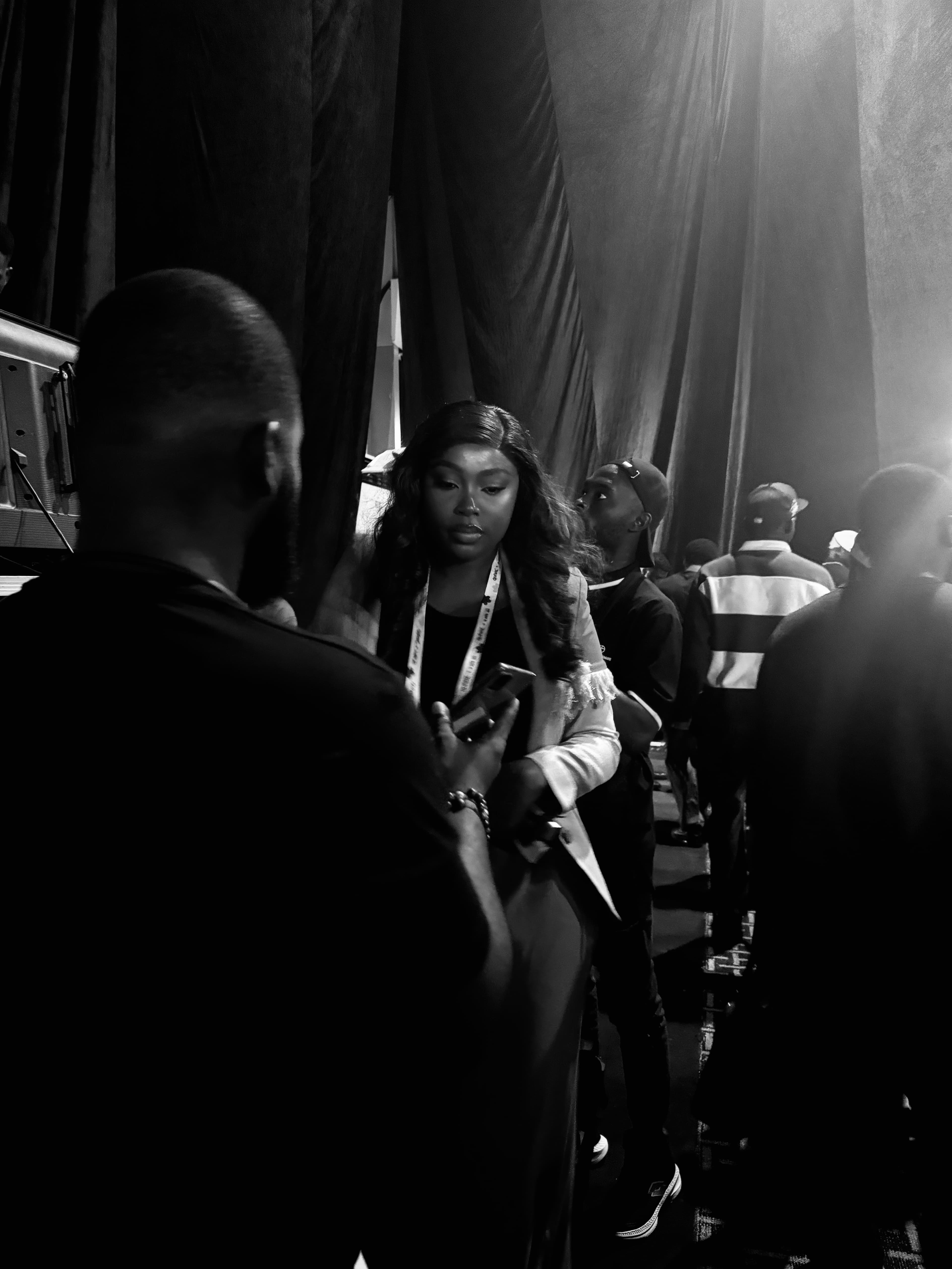 Behind the scenes, coordinating the media team at Blockfest Africa 2025
